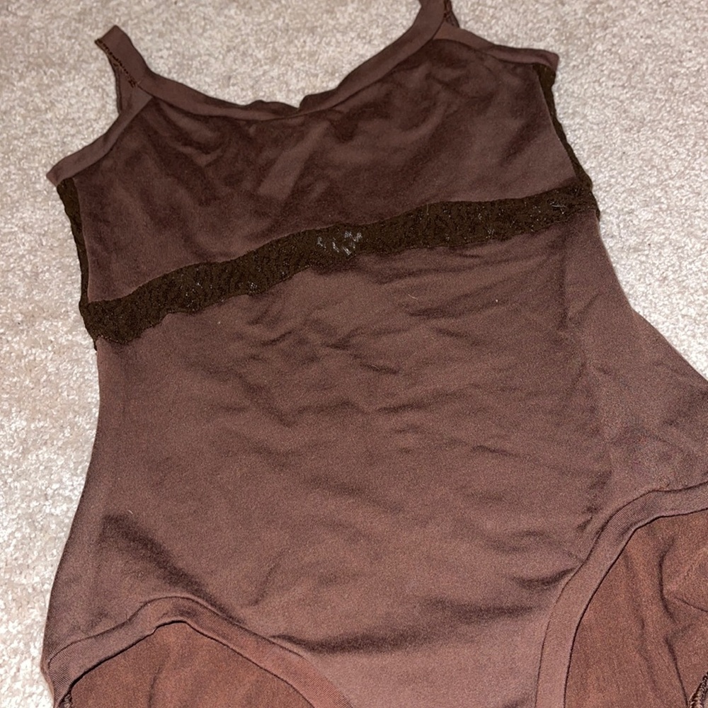Marisa Dancewear Brown Lace Leotard